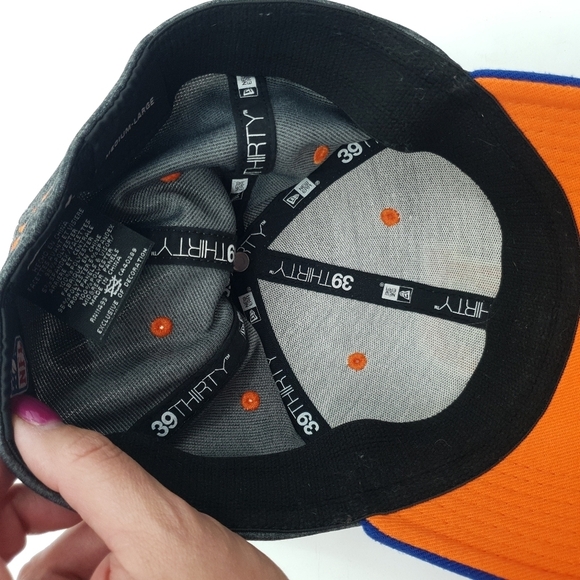 Denver‎ Broncos New Era M/L Stretchy Jersey Hat NFL Orange Blue Football - Picture 4 of 7